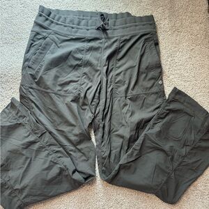 lululemon grey dance studio pants size 12